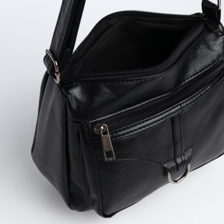 Women's bag with lightning, black color-4