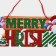 Decorative decoration (suspension) "Mery Christmas" 14.7x42 cm