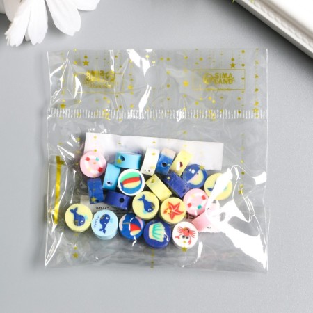 Beads for creativity PVC "Pictures" set 25 pcs mix 0.5x0.9x0.9 cm-2