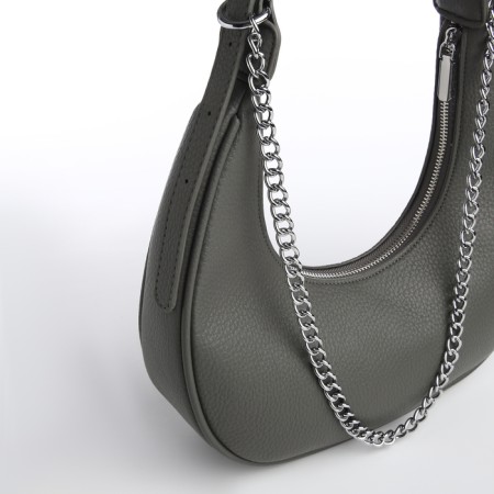 Bag Women's Sobo on the zipper Textura, average size, color gray-3