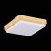 Ceiling EVOLUCE lamp. Sle200202-01. Taddio. 1x20 W, LED, 4000K, 1460 LM, 24x24x5 cm, color light brown