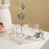 Salvet stand decorative "Grapes", 19 × 7 cm, silver color