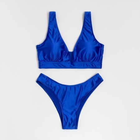 Women's swimsuit Minaku Blue color, size 42-4