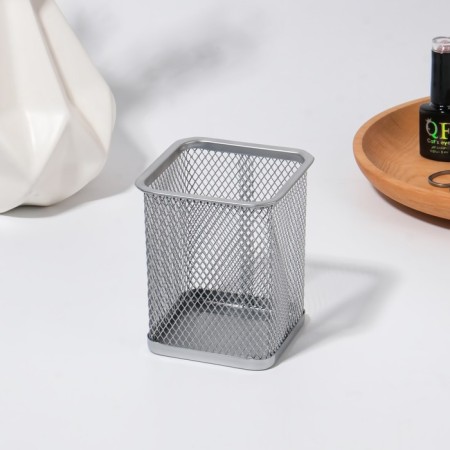 Storage for storage of manicure/cosmetic supplies, 9.5 × 8 cm, silver color-6