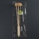 Anti -cellulite massage, 32.5 × 7 cm, 3 balls, wooden