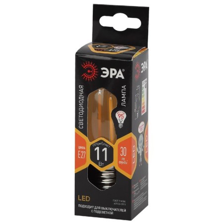 Filament era “candle”, 11 W, E27, 1430 lm, 2700k, glow warm white-3