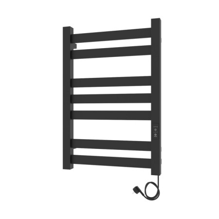 Two electric heated towel rail Laris Hephaestus ChKCh, 500x800 mm, 7 crossbars, right, black-7