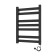 Two electric heated towel rail Laris Hephaestus ChKCh, 500x800 mm, 7 crossbars, right, black
