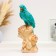 Figure "Parrot on a tree" 17x14x35cm, color