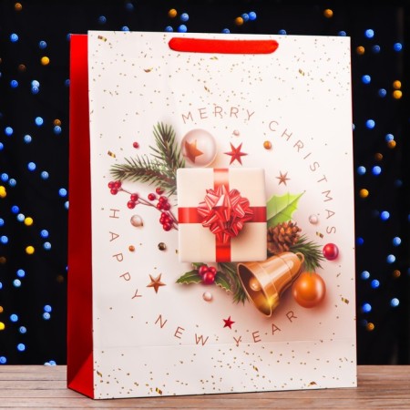 Laminated vertical "New Year mood", XL 43 x 55 x 15