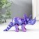 Souvenir-Antistress "Triceratops Terenty" 13.5x3.5x7.5 cm, lilac