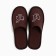 Male slippers, brown color, size 45