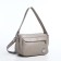 Bag Cross-Bodi with a zipper, gray color