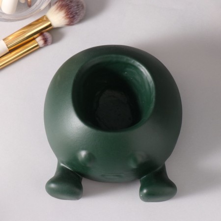 Interior item "Ball with eyes" 7*12cm emerald-5