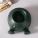 Interior item "Ball with eyes" 7*12cm emerald