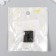 Black Magnetic metal fastener 0.7x2.3x0.9 cm