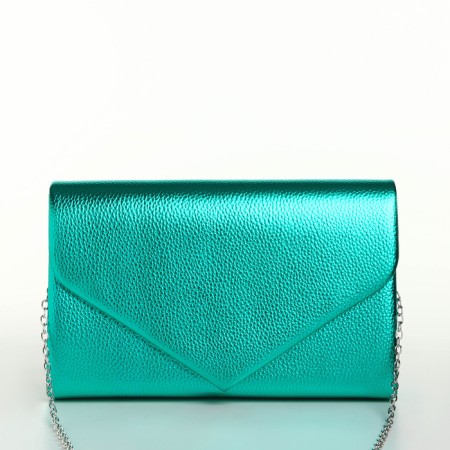 Female bag on a magnet, green color