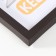 Photo frame plastic 21x30 cm 3 series, dark chocolate