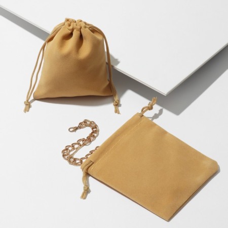 Velvet bag "Festive assorted", 9 × 10, color mix-1
