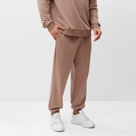 Pants men's sports minku dark beige color, rn 54