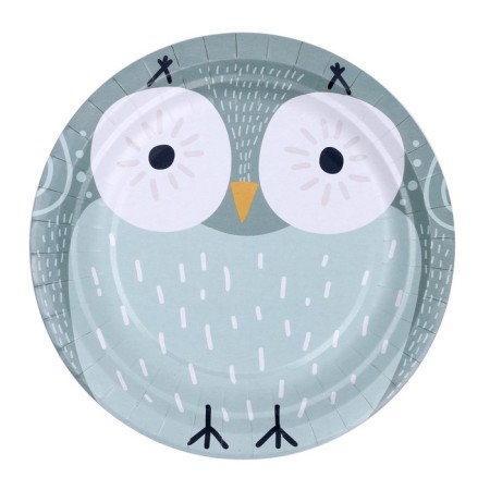 A set of paper plates "Happy Zoo", 6 pcs., 18 cm-1