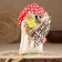 Household "beloved grandmother", in beret, 18 cm