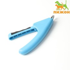 Clawerus-gyliotin with a non-slip handle, plastic housing, a hole of 9 mm, blue with gray