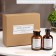 Gift set: diffuser 120 ml, aromatic candle, 120 gr, English pear and freesia