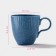 Coral mug "Coral", 350 ml, porcelain, blue