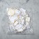 Price tag set 100pcs, 1.3 × 2.5, white-golden color
