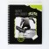 Notebook in a cage, 96 sheets A5 on a spiral, “September 1: skateboard”, cover coated cardboard 230 gr., Inner block No. 2, whiteness 80%,