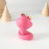 Polystone souvenir "Snake with a floral wreath" with gold mix 4.5x4x6.5 cm