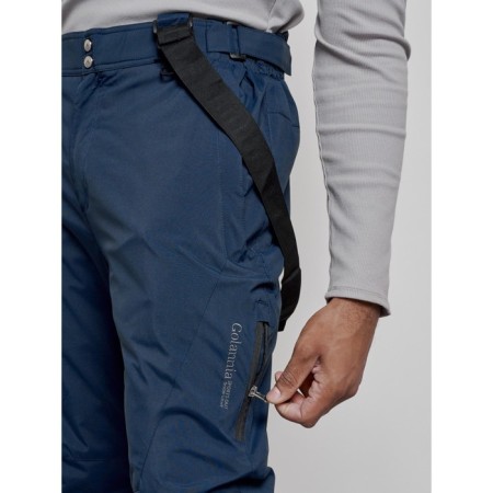 Semi-combinezone ski insulated male winter, size 48, dark blue color-12