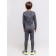Thermal underwear is two -layer children, height 104 cm, color black melange