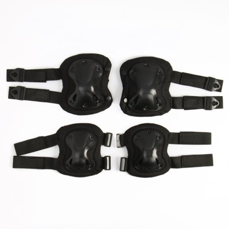 Elimination Game set, 2 knee pads, 2 redemptions, black