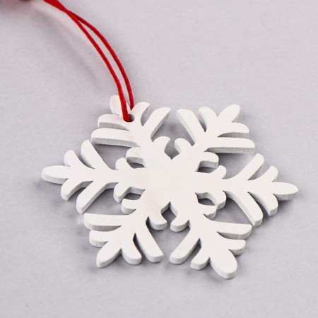 New Year's suspension "Snowflake", (set of 3 pcs.)-3