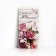Money envelope "with a wonderful anniversary", pink bouquet, 16.5 × 8 cm