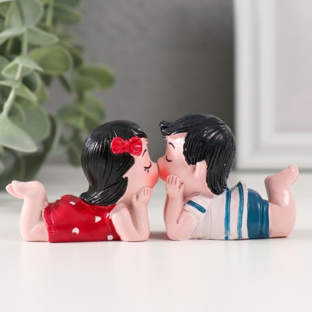 Souvenir Polystone "Cute kids" set 2 pcs 2.5x10x4 cm