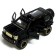 Metal jeep, 1:24, Doors, hood, trunk, inertia, black color open