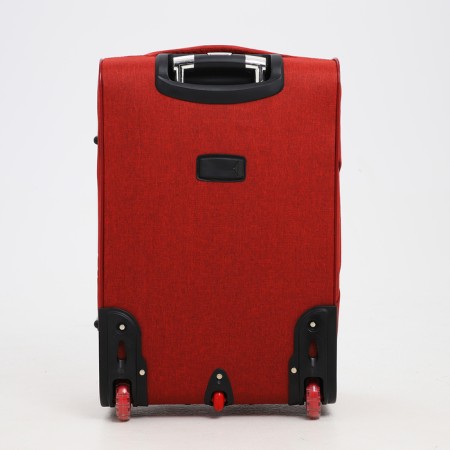 Small 24 suitcase "on lightning, code castle, with extension, burgundy color-6