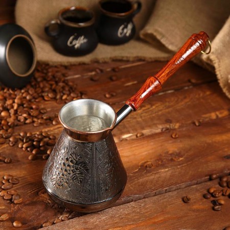 Turk for coffee copper "Grapes", 0.5 l