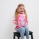 Baby backpack for a girl "Milot", 23 x 5 cm cm, lightning department, red color