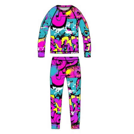 Thermal complex for girls: trousers, sweatshirt, height 164 cm-7