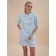 Female set, size XS, blue color