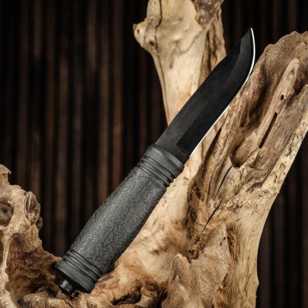 Tactical knife "Alpha" 22.8 cm, blade 108mm/2.9mm, with fiberglass, black-5
