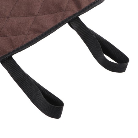 Nabbage on the front seat, velor, size 55 x 130 cm, brown, wide seat-12