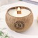 Candle in the coconut aromatic, Earl Gray, soy wax, 8x10 cm, in the box