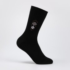 Male socks, black color, size 27-29