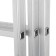 Tundra staircase, three -section, aluminum, 7 steps