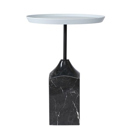 Coffee Sustainable table, 377 × 377 × 530 mm, gray / black and white color-4